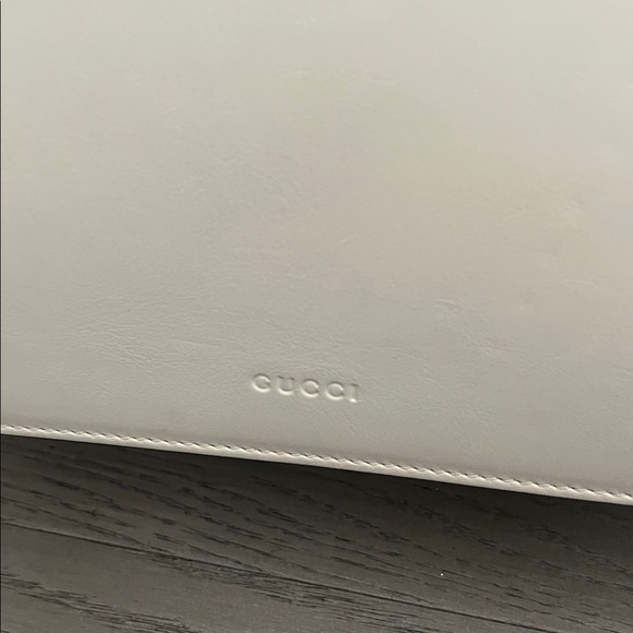 Gucci Dionysus White, Navy and Red Bamboo Top Handle Purse - Picture 4 of 8